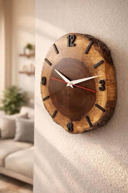 Wood Clock 12/12  18mm